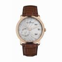 Blancpain Villeret Silver Dial 18kt Rose Gold Brown Leather Men's Watch 6670-3642-55B