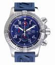 Breitling Aeromarine Chrono Avenger A1338012/C794-3lT Stainless Steel Case Round Blue Dial Watch