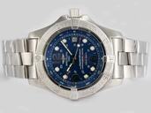Breitling Aeromarine Superocean Steelfish A17390 Blue Dial Automatic Chronograph Watch