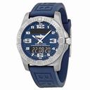 Breitling Aerospace Blue Dial Blue Rubber Men's Watch E7936310-C869BLPT