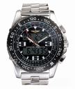 Breitling Airwolf Raven E65062 Black Dial Quartz 43.5mm Watch