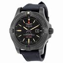 Breitling Avenger Blackbird Black Dial Canvas Military Strap Automatic Men's Watch