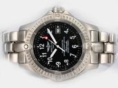Breitling Avenger Seawolf Chrono A1733010/f538-SS Mens Round Silver Titanium Strap Watch