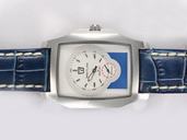 Breitling Bentley Flying B Silver/Grey Blue Dial Leather 38.5x57mm Automatic White Dial Watch