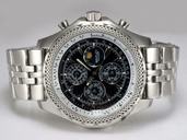 Breitling Bentley Mark VI Complications 19 Blue Dial Steel Automatic Round Mens Watch