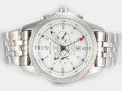 Breitling Bentley Mark VI Silver/Grey Dial Round White Dial Automatic Watch