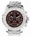 Breitling Bentley Motors 6.75 A44362 Stainless Steel Case 48.7mm Black Dial Watch