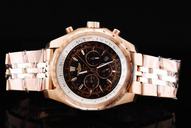 Breitling Bentley Motors A25362 49mm Gold Rose Gold Strap Midsize Watch