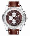 Breitling Bentley Motors GMT A 13362 45mm Quartz Chronograph Brown Dial Watch