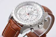 Breitling Bentley Motors Grey Dial Stainless Steel Bezel Midsize Stainless Steel Case Watch