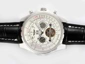 Breitling Bentley Motors Mulliner Tourbillon Beige Dial Automatic Grey Dial 49mm Watch
