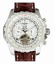 Breitling Bentley Motors Mulliner Tourbillon H18841 Round Brown Cow Leather Strap Watch