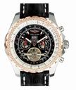Breitling Bentley Motors Mulliner Tourbillon j18841 Automatic Black Dial Rose Gold Bezel Watch
