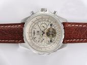 Breitling Bentley Motors Mulliner Tourbillon L18841 Stainless Steel Case Round White Dial Watch