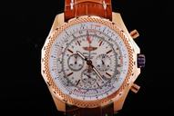 Breitling Bentley Motors T Black Dial Round Quartz Chronograph Watch