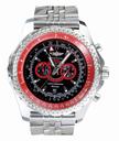 Breitling Bentley Supersports E2736529/BA62 Black Dial Round Silver Stainless Steel Strap Watch