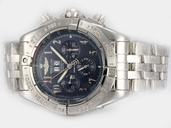 Breitling Blackbird B.Steel Round Silver Stainless Steel Strap Watch