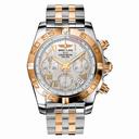 Breitling Chronomat 41 Mother of Pearl Steel and Rose Gold Men's Watch CB014012-A748STT