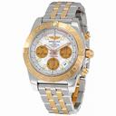 Breitling Chronomat 41 Silver Dial Chronograph Men's Watch CB014012-G713TT