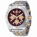 Breitling Chronomat 44 Chronograph Automatic Burgundy Dial Men's Watch IB011012-