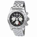 Breitling Chronomat 44 GMT Black Dial Men's Watch AB042011-BB56SS