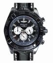 Breitling Chronomat B01 AB011012/B967-1CD 43.5mm Mens Black Crocodile Leather Strap Watch