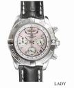 Breitling Chronomat B01 AB011012/B967 Round Pink Dial Automatic Watch
