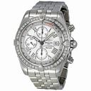 Breitling Chronomat Beige Dial Diamond Bezel Men's Watch A1335653-A653S