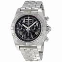 Breitling Chronomat Black Stainless Steel Automatic Men's Watch AB011012-B956SS