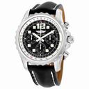 Breitling Chronospace Automatic Black Dial Black Leather Men's Watch A2336035-BA68BKLT