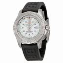 Breitling Colt Stratus Silver Dial Black Rubber Men's Watch A7438811-G792BKPD3