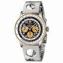 Breitling Cosmonaute Black Dial Steel Air Racer Automatic Men's Watch D22322P6-BA20SS
