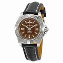 Breitling Galactic 32 Bronze Dial Black Lizard Leather Ladies Watch A71356L2-Q579BKZT