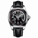 Breitling Galactic Unitime Black Crocodile Leather Men's Watch WB3510U4-BD94BKCD