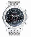 Breitling Montbrillant A4137012/B875-SS Stainless Steel Case Stainless Steel Bezel Black Dial Watch