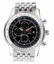 Breitling Navitimer A2432212/B726-SS Round Black Dial Automatic Watch