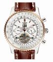 Breitling Navitimer AB012012-BB01BKLT 43.7mm Rose Gold Case Mens Watch