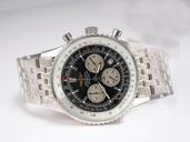 Breitling Navitimer Chronograph A23322 Black Dial Round Quartz Chronograph Watch