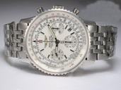 Breitling Navitimer Chronograph Steel 4 White Dial Automatic Round Watch