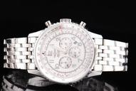 Breitling Navitimer Chronograph Steel Quartz Mens Stainless Steel Bezel Watch