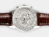 Breitling Navitimer Cosmonaute Steel Automatic White Dial 46mm Watch