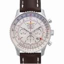Breitling Navitimer GMT Chronograph Brown Leather Men's Watch AB044121-G783BRLT