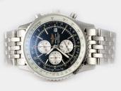 Breitling Navitimer World A2432212/B726 Quartz Chronograph Black Dial 42mm Watch
