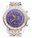 Breitling Navitimer World A2432212-C651 Automatic 46mm Purple Dial Watch