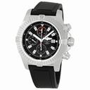 Breitling Super Avenger Black Dial Rubber Strap Men's Watch A1337011-B907BKPD