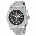 Breitling Super Avenger II Black Dial Chronograph Stainless Steel Automatic Men's Watch A1337111-BC28SS