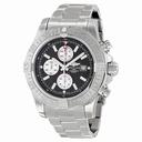 Breitling Super Avenger II Black Dial Chronograph Stainless Steel Automatic Men's Watch A1337111-BC29SS