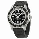 Breitling SuperOcean 42 Mechanical Black Dial Black Rubber Men's Watch A1736402-BA29BKPT3
