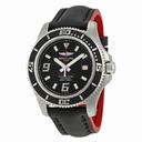 Breitling Superocean 44 Automatic Black Dial Black Leather Men's Watch A1739102-BA76BKRDT