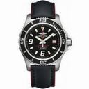 Breitling Superocean 44 Black Dial Leather Strap Automatic Men's Watch A1739102-BA76BKLT